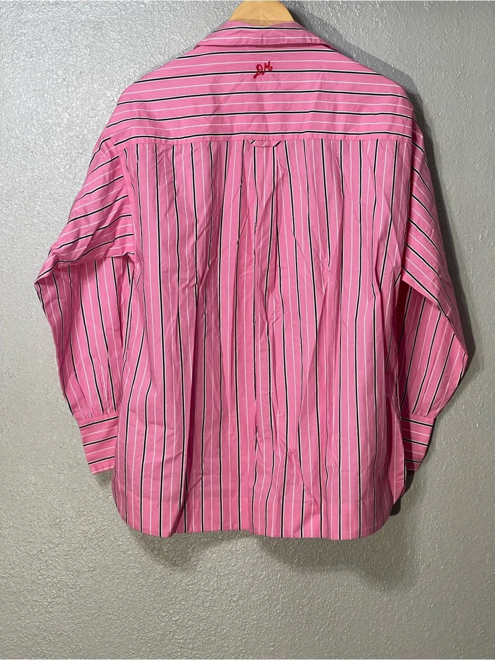 NWT Damson Madder Carmy Striped Double-Breasted Ties Shirt - Size 10 - Picture 3 of 4